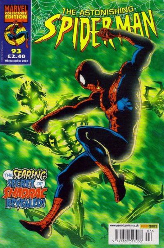 Cover of Astonishing Spider-Man (Vol 1) (UK) #93. One of 250,000 Vintage American Comics on sale from Krypton!