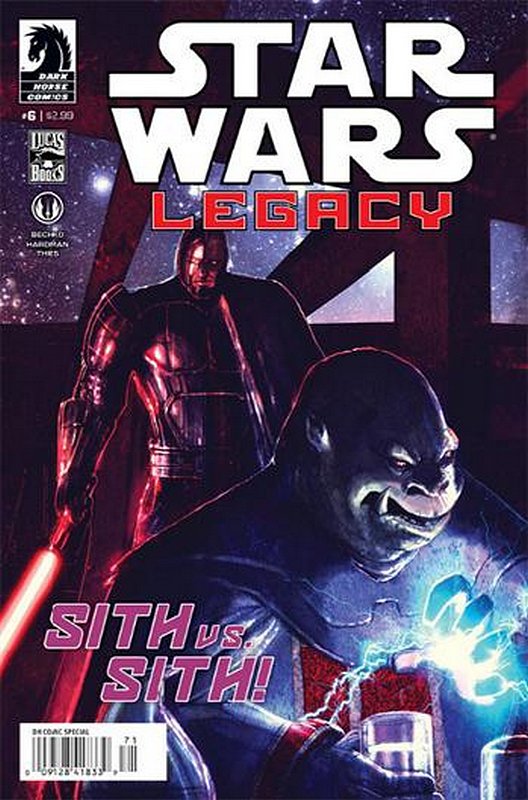 Cover of Star Wars: Legacy (Vol 2) #6. One of 250,000 Vintage American Comics on sale from Krypton!