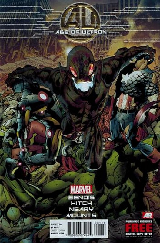 Cover of Age of Ultron (2013 Ltd) #1. One of 250,000 Vintage American Comics on sale from Krypton!
