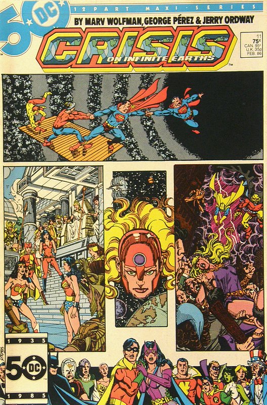 Cover of Crisis on Infinite Earths (1985 Ltd) #11. One of 250,000 Vintage American Comics on sale from Krypton!