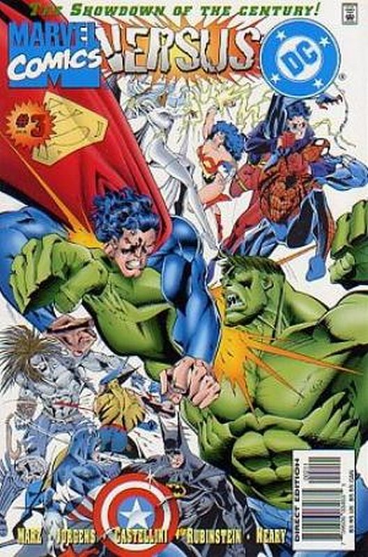 Cover of DC Versus Marvel Comics (1996 Ltd) #3. One of 250,000 Vintage American Comics on sale from Krypton!