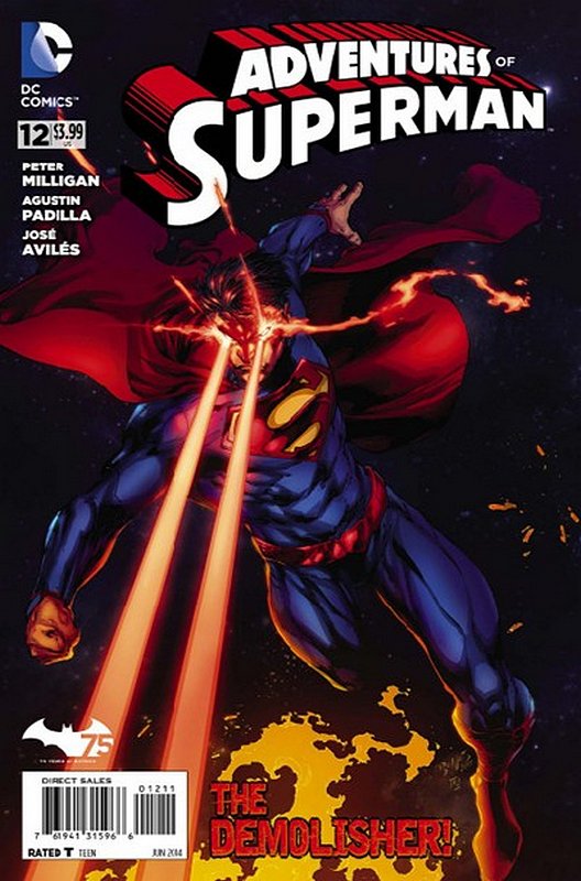 Cover of Adventures of Superman (Vol 2) #12. One of 250,000 Vintage American Comics on sale from Krypton!