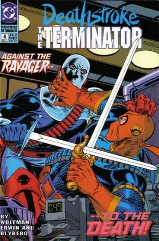Cover of Deathstroke (Vol 1) The Terminator #4. One of 250,000 Vintage American Comics on sale from Krypton!