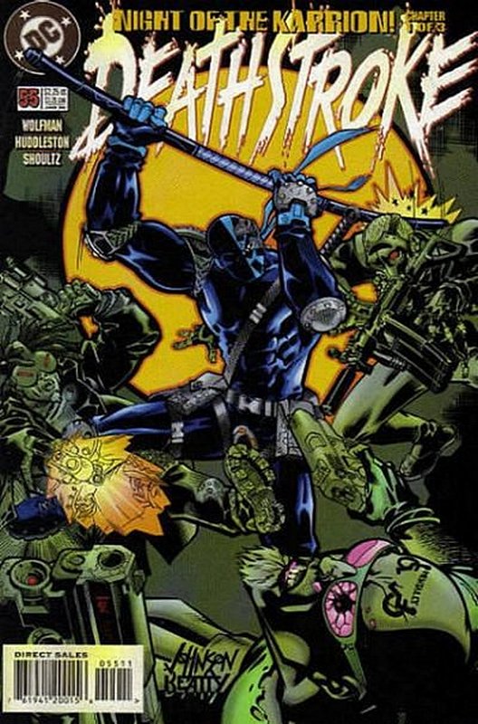Cover of Deathstroke (Vol 1) The Terminator #55. One of 250,000 Vintage American Comics on sale from Krypton!