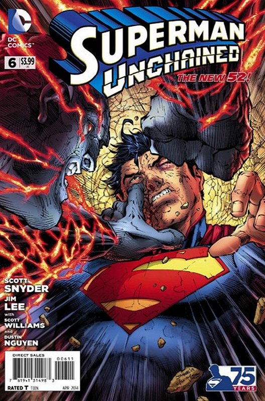 Cover of Superman Unchained (Vol 1) #6. One of 250,000 Vintage American Comics on sale from Krypton!