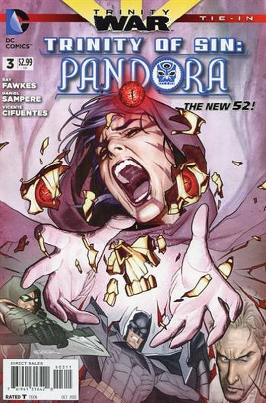 Cover of Trinity of Sin: Pandora (Vol 1) #3. One of 250,000 Vintage American Comics on sale from Krypton!