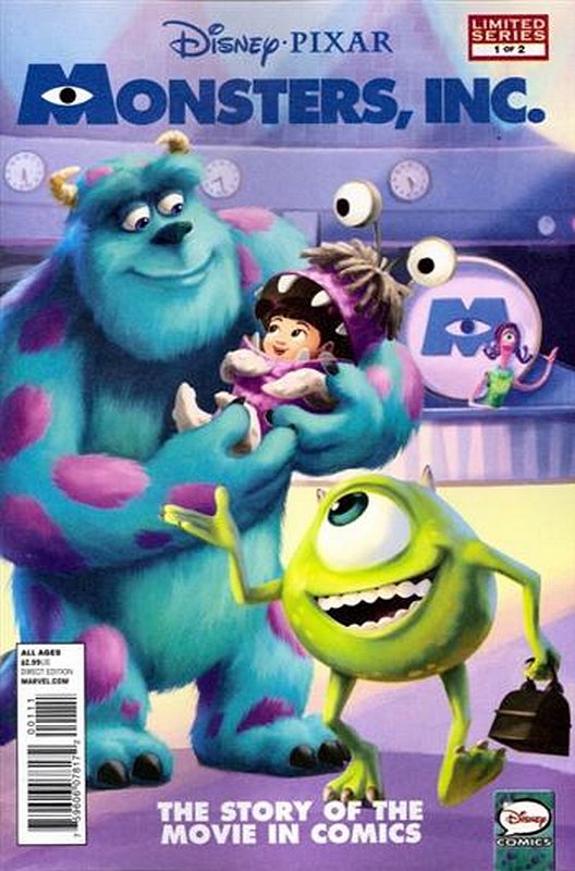 Cover of Monsters Inc (2013 Ltd) #1. One of 250,000 Vintage American Comics on sale from Krypton!