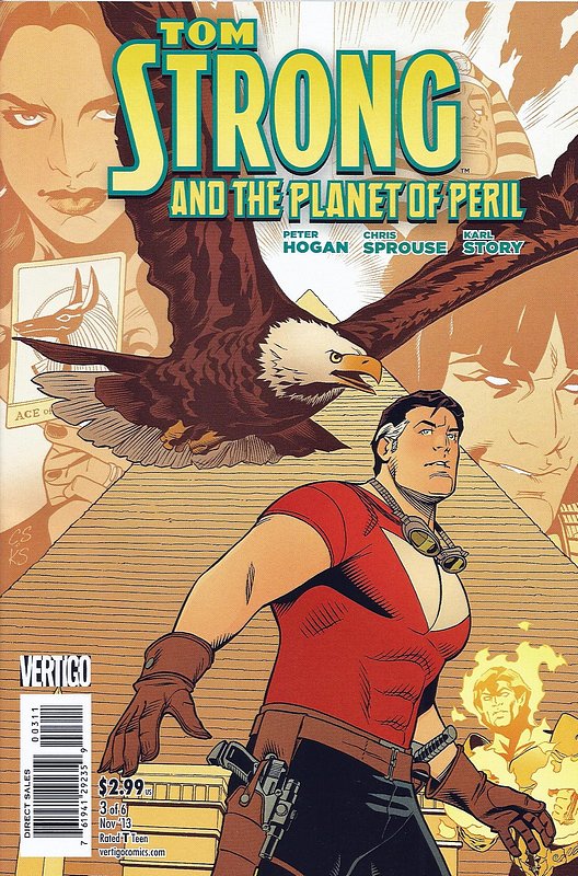 Cover of Tom Strong & The Planet of Peril (2013 Ltd) #3. One of 250,000 Vintage American Comics on sale from Krypton!