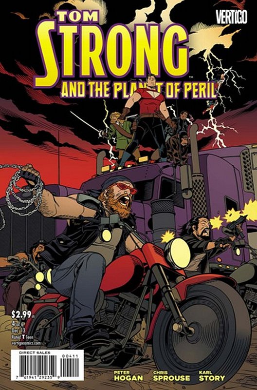 Cover of Tom Strong & The Planet of Peril (2013 Ltd) #4. One of 250,000 Vintage American Comics on sale from Krypton!