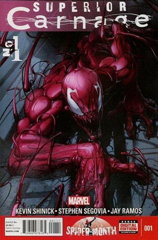 Cover of Superior Carnage (2013 Ltd) #1. One of 250,000 Vintage American Comics on sale from Krypton!