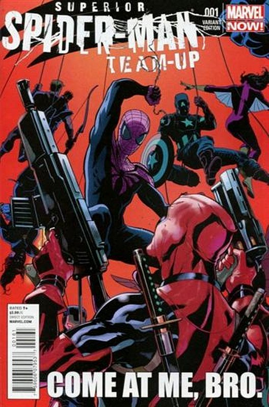 Cover of Superior Spider-Man: Team up (Vol 1) #1. One of 250,000 Vintage American Comics on sale from Krypton!