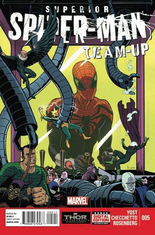 Cover of Superior Spider-Man: Team up (Vol 1) #5. One of 250,000 Vintage American Comics on sale from Krypton!