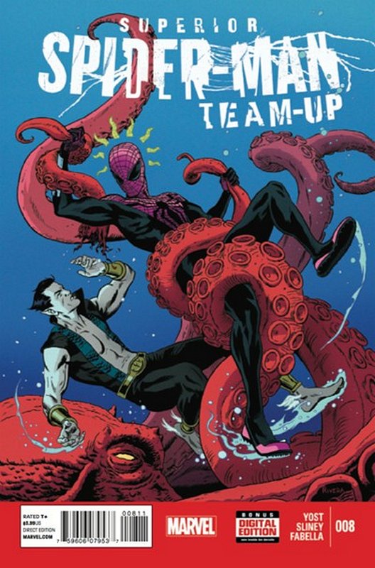 Cover of Superior Spider-Man: Team up (Vol 1) #8. One of 250,000 Vintage American Comics on sale from Krypton!