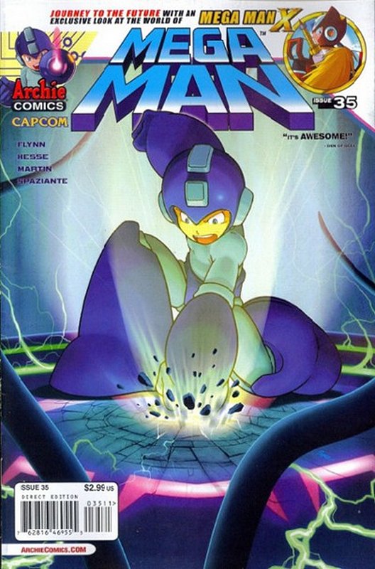 Cover of Mega Man (Archie Vol 1) #35. One of 250,000 Vintage American Comics on sale from Krypton!