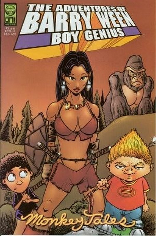 Cover of Barry Ween: Boy Genius - Monkey Tales (2001 Ltd) #5. One of 250,000 Vintage American Comics on sale from Krypton!