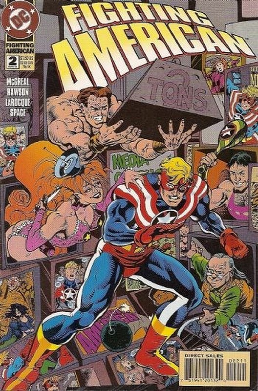 Cover of Fighting American (1994 Ltd) #2. One of 250,000 Vintage American Comics on sale from Krypton!