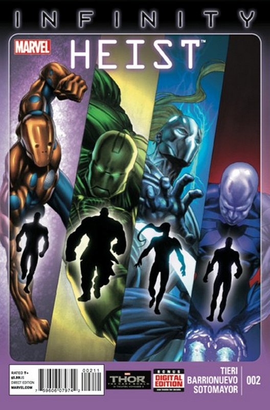 Cover of Infinity Heist (2013 Ltd) #2. One of 250,000 Vintage American Comics on sale from Krypton!