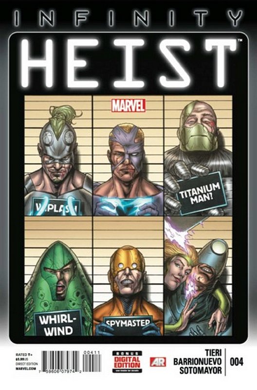 Cover of Infinity Heist (2013 Ltd) #4. One of 250,000 Vintage American Comics on sale from Krypton!