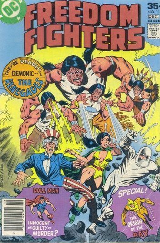 Cover of Freedom Fighters (Vol 1) #11. One of 250,000 Vintage American Comics on sale from Krypton!