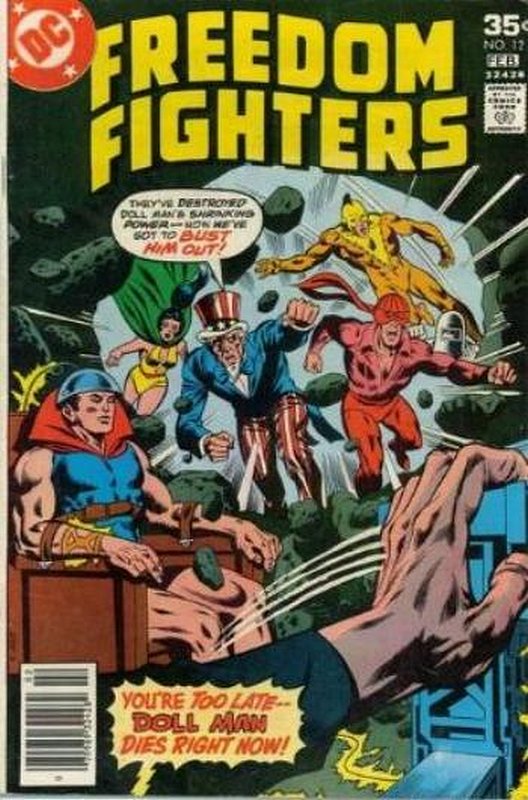 Cover of Freedom Fighters (Vol 1) #12. One of 250,000 Vintage American Comics on sale from Krypton!