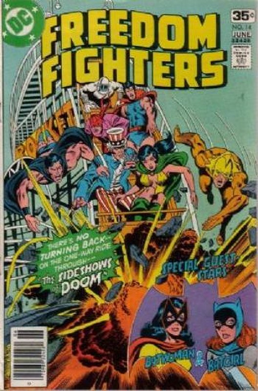 Cover of Freedom Fighters (Vol 1) #14. One of 250,000 Vintage American Comics on sale from Krypton!