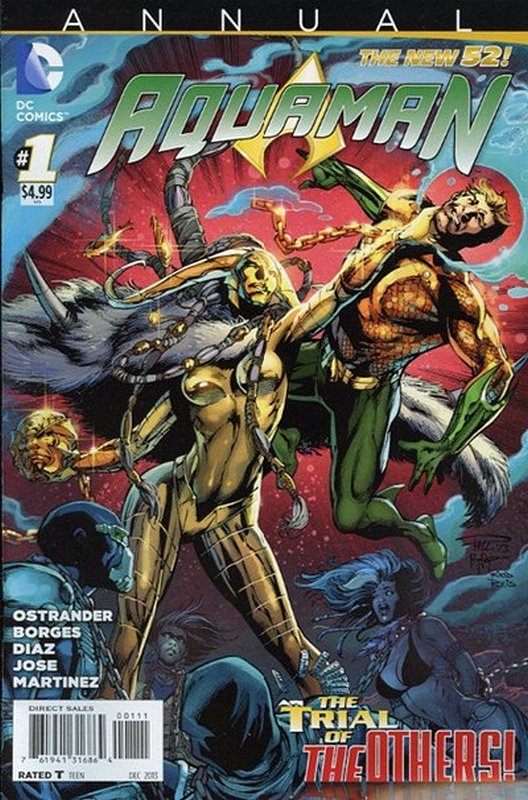 Cover of Aquaman Annual (2013) #1. One of 250,000 Vintage American Comics on sale from Krypton!