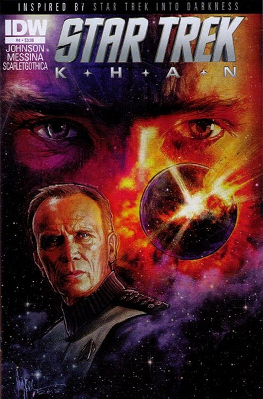 Cover of Star Trek: Khan (2013 Ltd) #4. One of 250,000 Vintage American Comics on sale from Krypton!