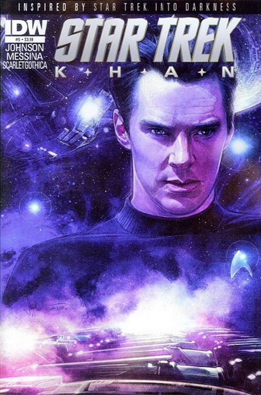Cover of Star Trek: Khan (2013 Ltd) #5. One of 250,000 Vintage American Comics on sale from Krypton!