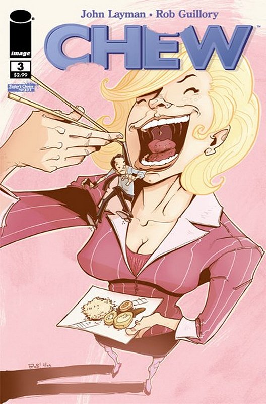 Cover of Chew (Vol 1) #3. One of 250,000 Vintage American Comics on sale from Krypton!