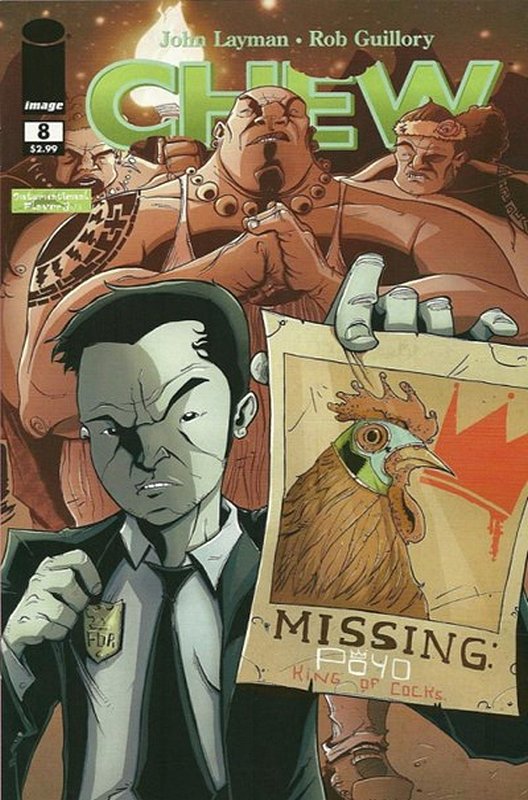 Cover of Chew (Vol 1) #8. One of 250,000 Vintage American Comics on sale from Krypton!