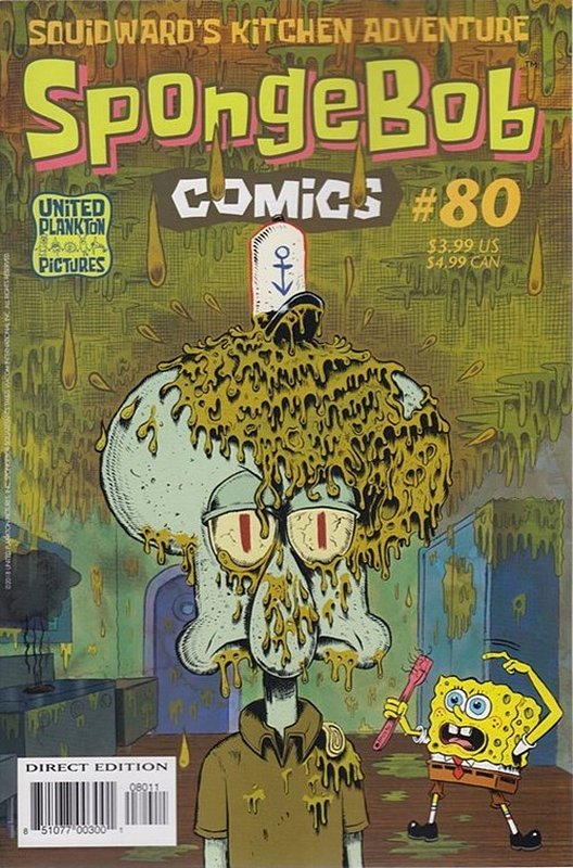Cover of Spongebob Comics (Vol 1) #80. One of 250,000 Vintage American Comics on sale from Krypton!