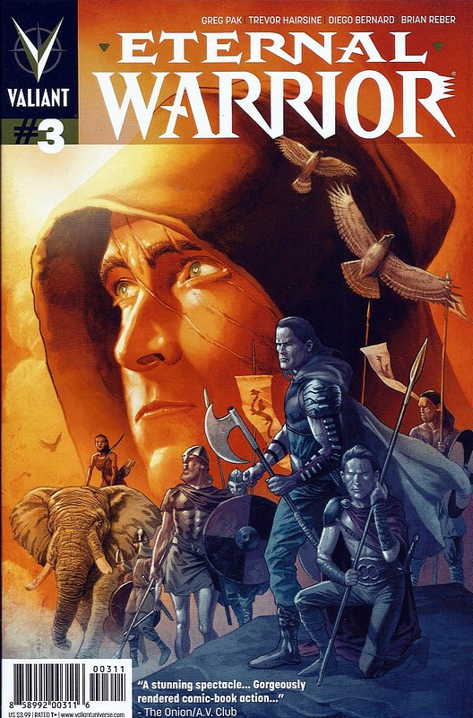 Cover of Eternal Warrior (Vol 2) #3. One of 250,000 Vintage American Comics on sale from Krypton!