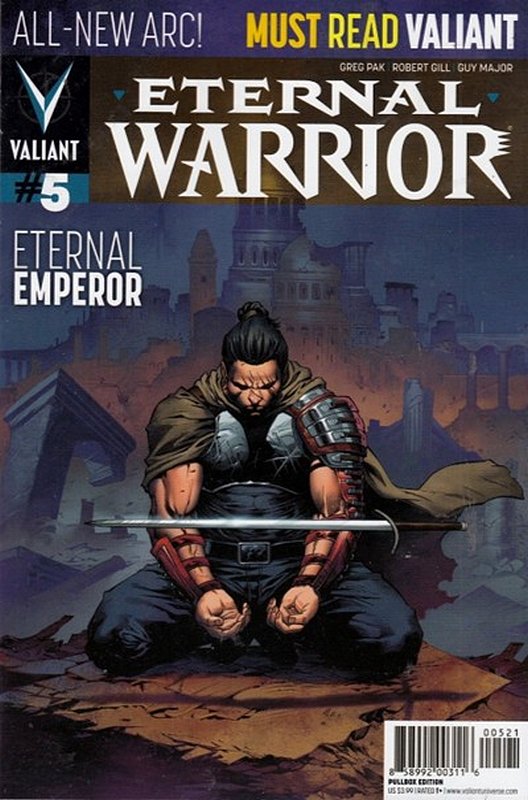 Cover of Eternal Warrior (Vol 2) #5. One of 250,000 Vintage American Comics on sale from Krypton!