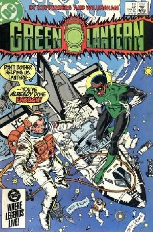 Cover of Green Lantern (Vol 2) #187. One of 250,000 Vintage American Comics on sale from Krypton!