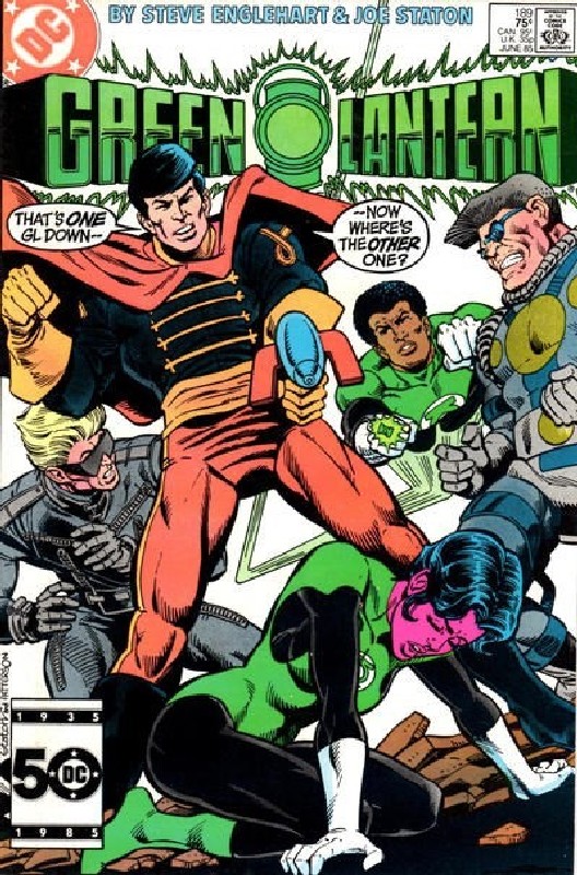 Cover of Green Lantern (Vol 2) #189. One of 250,000 Vintage American Comics on sale from Krypton!