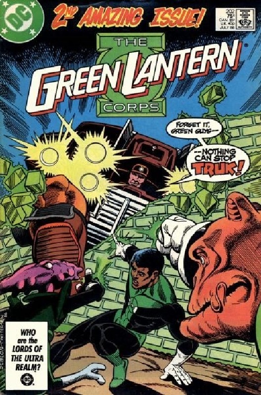 Cover of Green Lantern (Vol 2) #202. One of 250,000 Vintage American Comics on sale from Krypton!