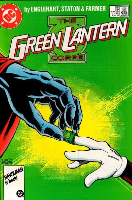 Cover of Green Lantern (Vol 2) #203. One of 250,000 Vintage American Comics on sale from Krypton!