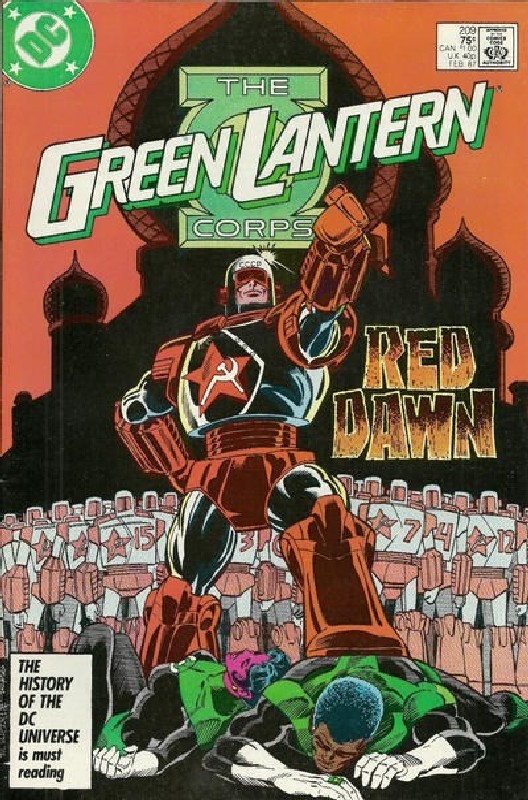 Cover of Green Lantern (Vol 2) #209. One of 250,000 Vintage American Comics on sale from Krypton!