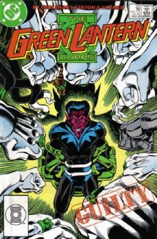 Cover of Green Lantern (Vol 2) #222. One of 250,000 Vintage American Comics on sale from Krypton!