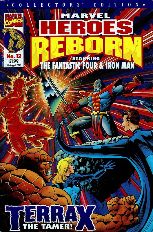 Cover of Marvel Heroes Reborn (Vol 1) (UK) #12. One of 250,000 Vintage American Comics on sale from Krypton!