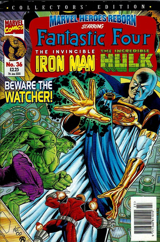 Cover of Marvel Heroes Reborn (Vol 1) (UK) #36. One of 250,000 Vintage American Comics on sale from Krypton!