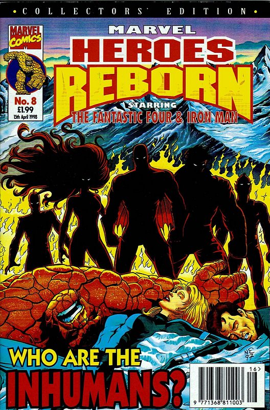 Cover of Marvel Heroes Reborn (Vol 1) (UK) #8. One of 250,000 Vintage American Comics on sale from Krypton!
