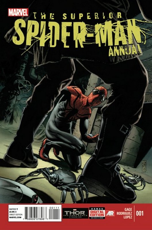 Cover of Superior Spider-Man Annual (Vol 1) #1. One of 250,000 Vintage American Comics on sale from Krypton!