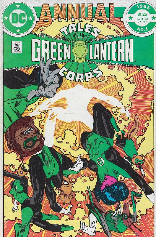 Cover of Green Lantern Corps Annual - Tales of #1. One of 250,000 Vintage American Comics on sale from Krypton!
