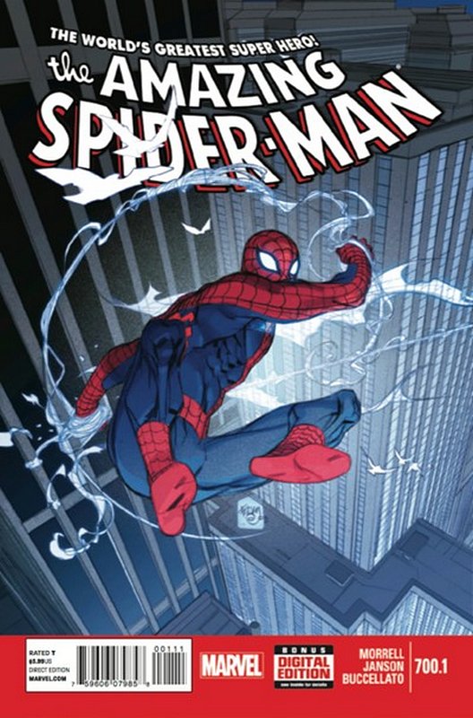 Cover of Amazing Spider-Man (700 Point 1-5) (2013 Ltd) #1. One of 250,000 Vintage American Comics on sale from Krypton!