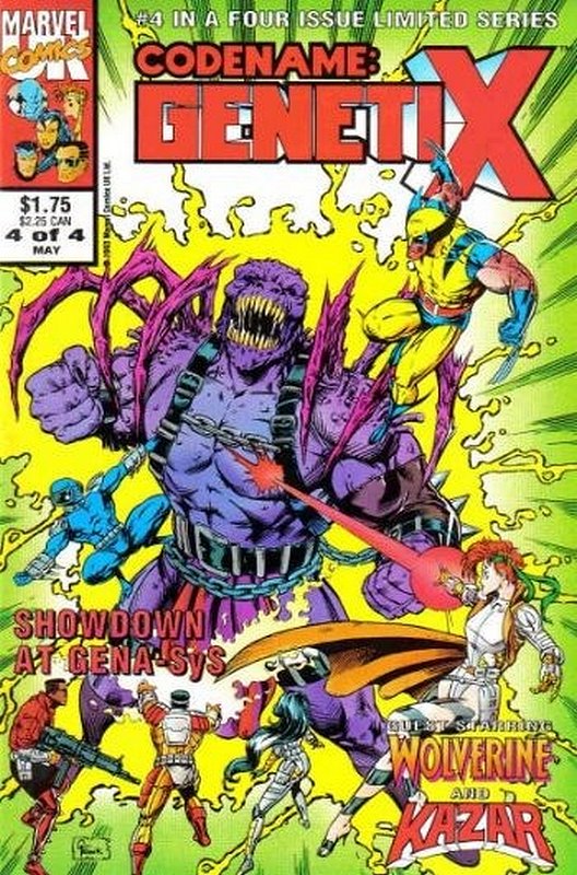 Cover of Codename: Genetix (1993 Ltd) #4. One of 250,000 Vintage American Comics on sale from Krypton!