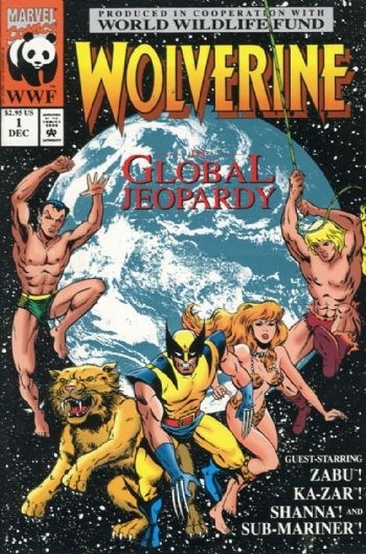 Cover of Wolverine: Global Jeopardy (1993 One Shot) #1. One of 250,000 Vintage American Comics on sale from Krypton!