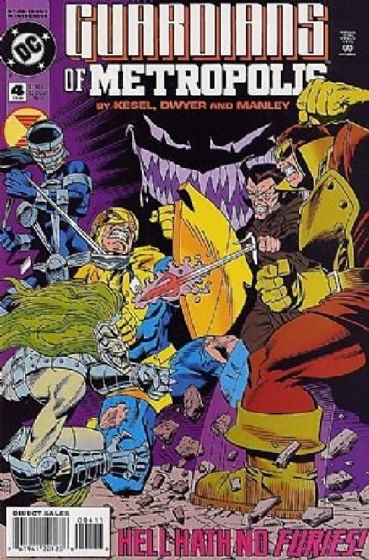 Cover of Guardians of Metropolis (1994 Ltd) #4. One of 250,000 Vintage American Comics on sale from Krypton!