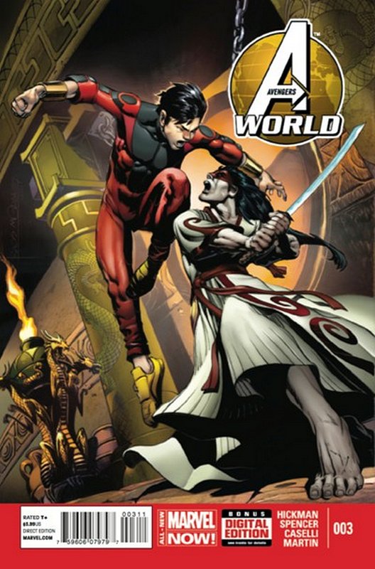 Cover of Avengers World (Vol 1) #3. One of 250,000 Vintage American Comics on sale from Krypton!