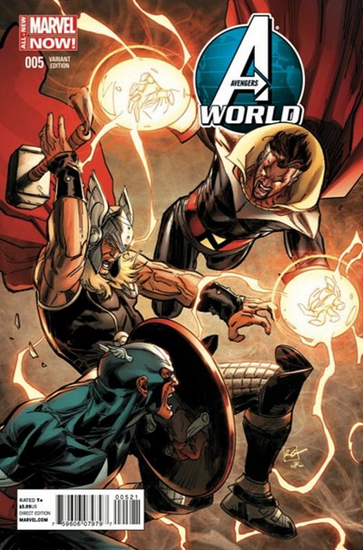 Cover of Avengers World (Vol 1) #5. One of 250,000 Vintage American Comics on sale from Krypton!